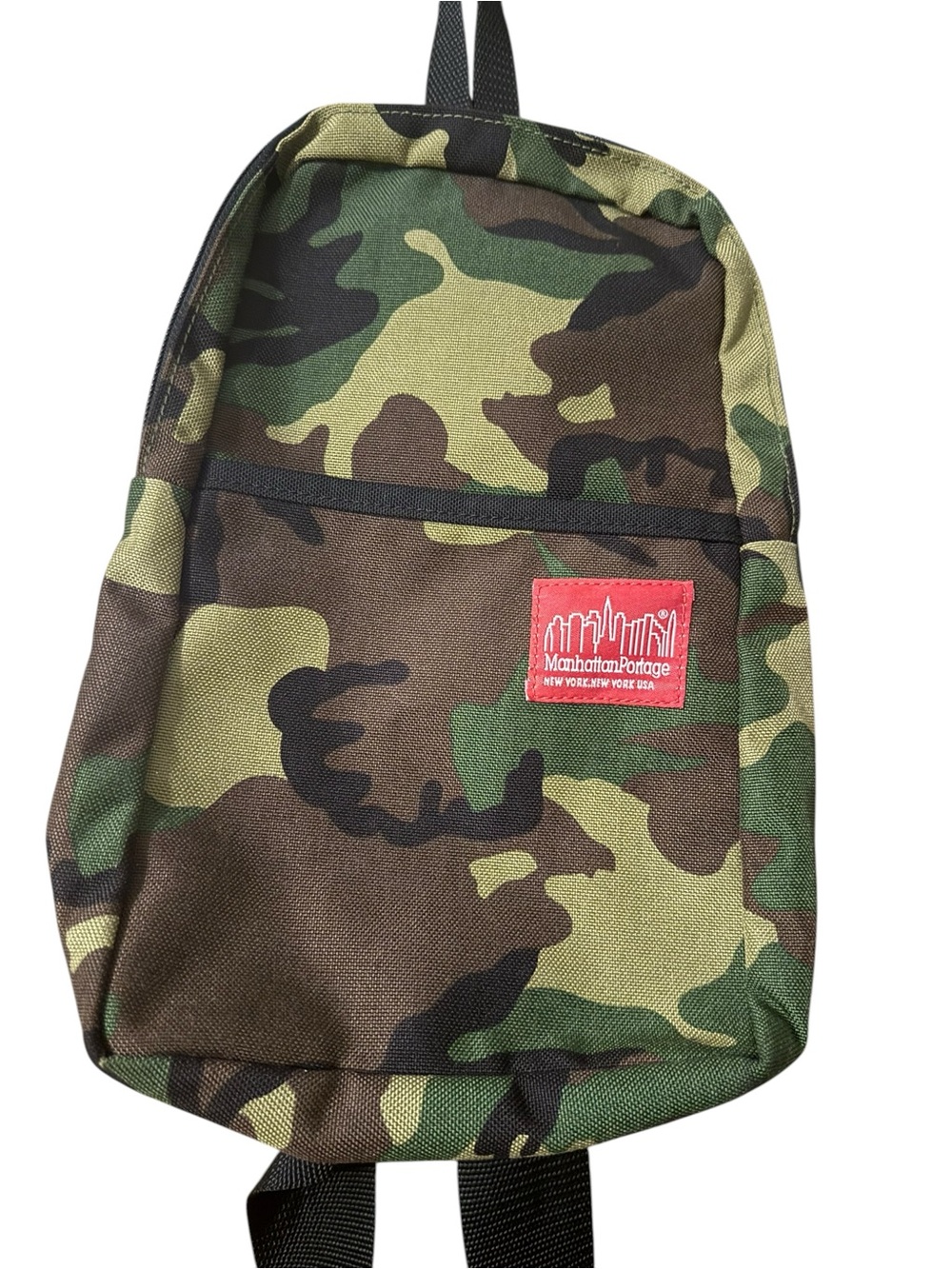 Manhattan Portage Camo Red Label Sling Belt Cycling Commuter Bag Backpack NWOT